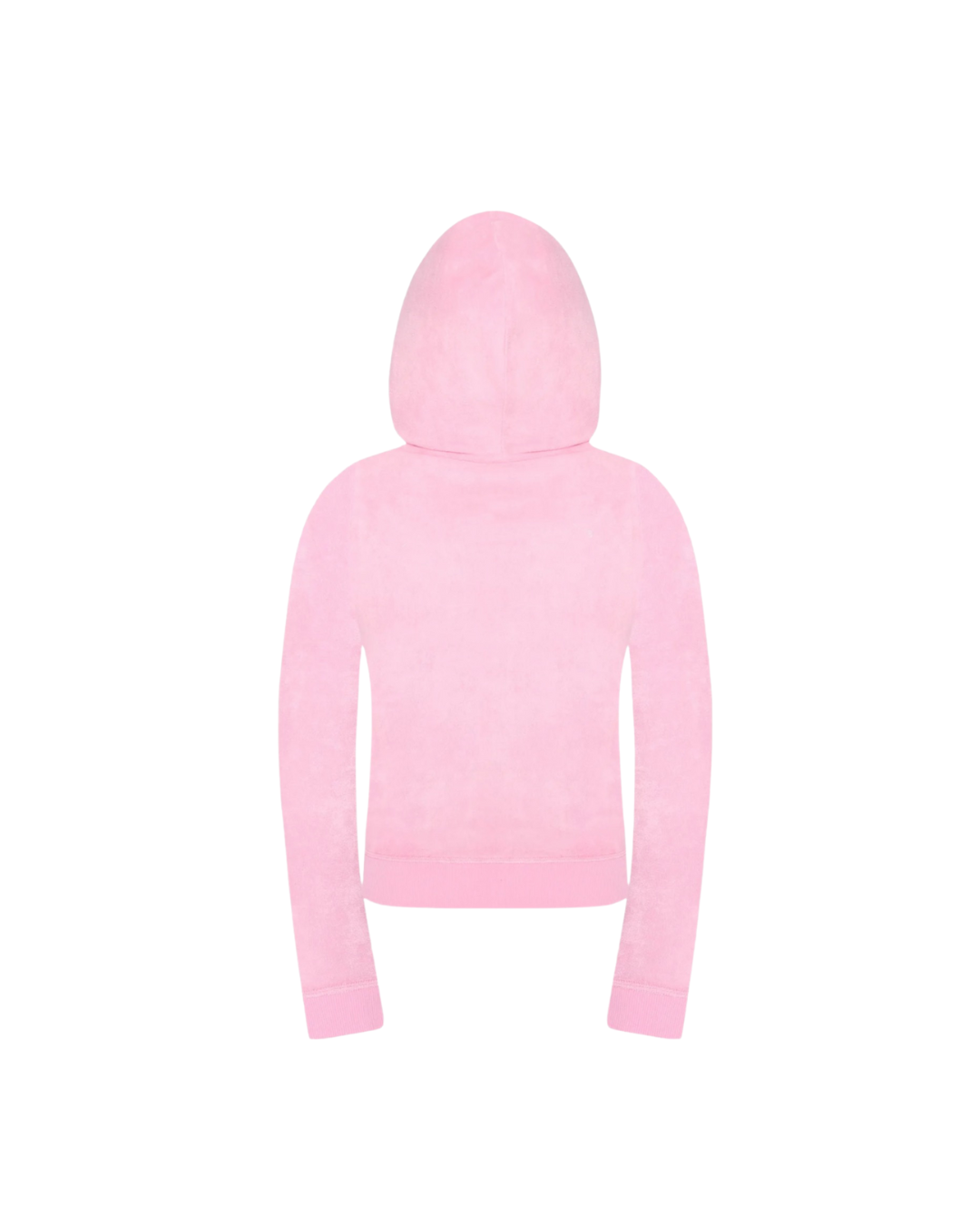 Myra Jay Cotton Pink Zip Logo Hoodie